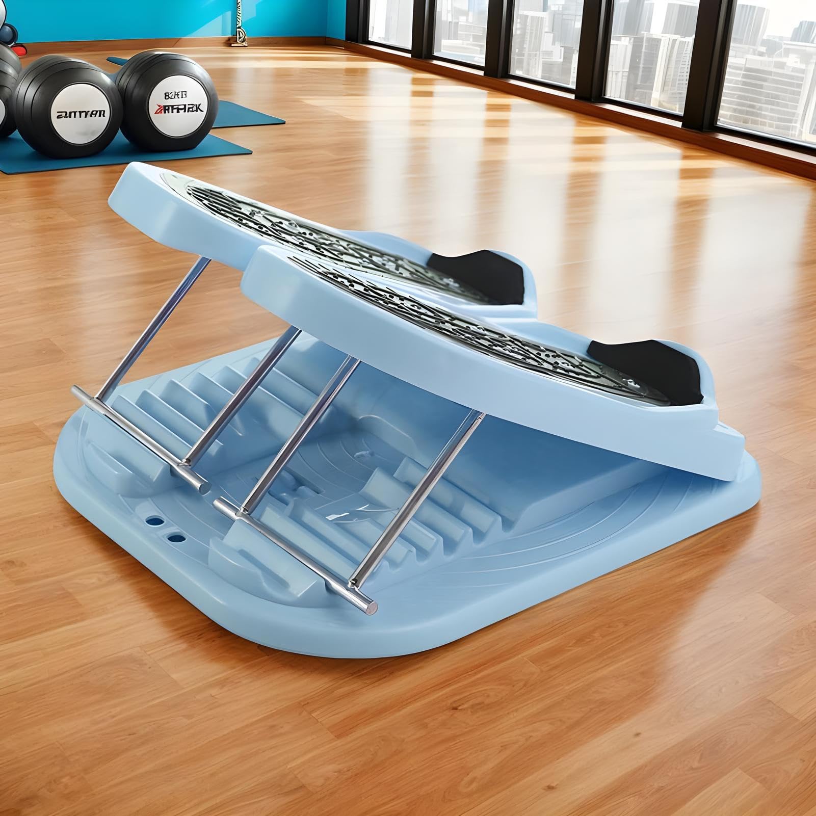 Calf Stretcher, Slant Stretching Board, przenośna antypoślizgowa płytka napinająca 2 w 1, idealna do domowej jogi i fitnessu, idealna do treningu biurowego i odzyskiwania mięśni