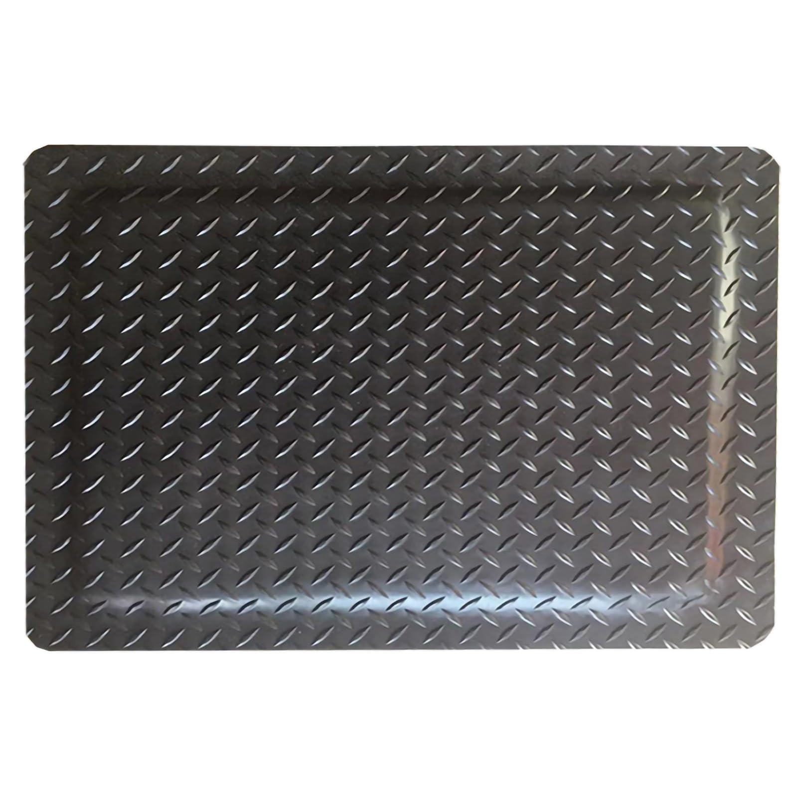 OWOHYG Anti-Fatigue Workstation Mat,Industrial Anti-Static Floor Mat,20Mm Thick Washable Stain-Resistant Kitchen Floor Pad,Customizable.Black1-45x20x2cm/18x8x0.8in