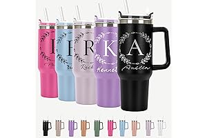 Initial Split Monogram Tumbler: Personalized Gift with Timeless Charm