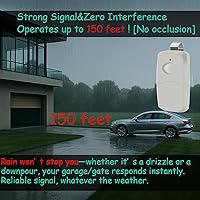 Vista 3 de 2 for 10 Dip Switch Multicode Gate Door Opener Remote,Replacement for Multi-Code Garage Door Opener Remote Transmitter 3089 MCS308911 3060