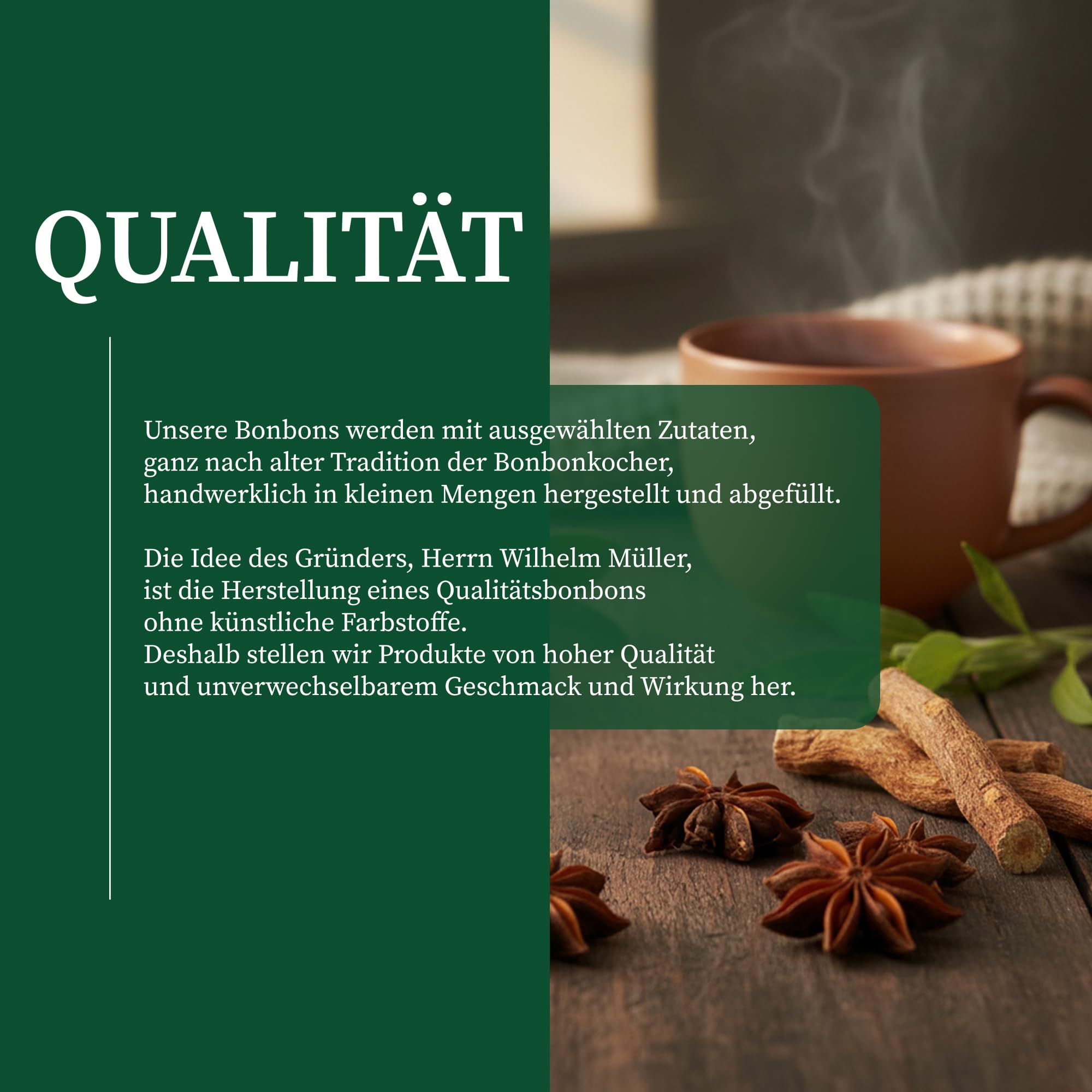 WILHELM Müller Spezial-Hustenbonbons - Aromatische Bonbons mit wohltuender Rezeptur, ideal bei Hustenreiz, für unterwegs, Büro & Alltag - 2000g