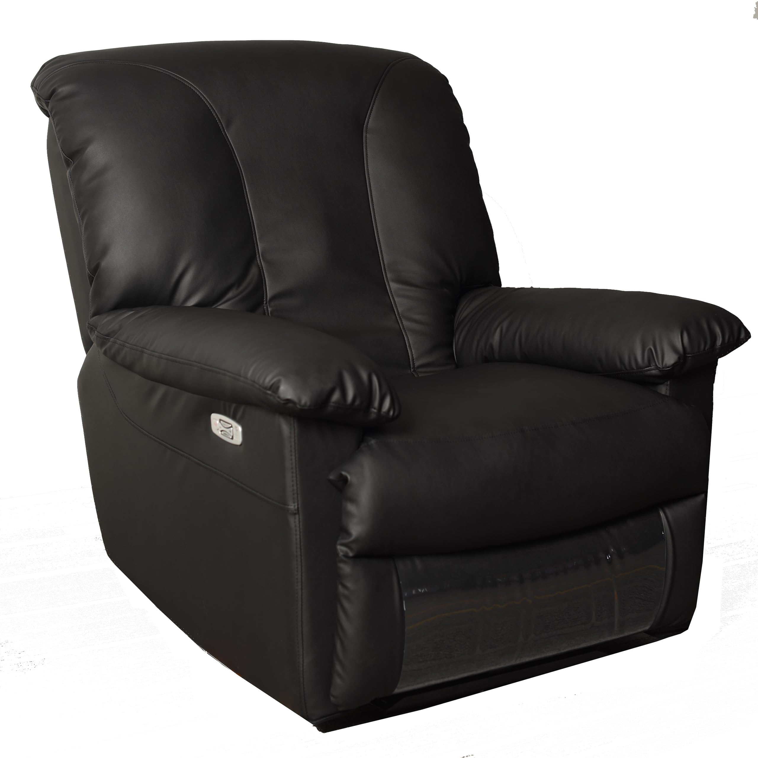 Sanotechnik Massagesessel Schwarz - mit Shiatsu-Funktion, Relaxsessel mit Liegefunktion, Sessel für Wohnzimmer - Massage Stuhl für Entspannung und Ganzkörpermassage - Lederpolsterung