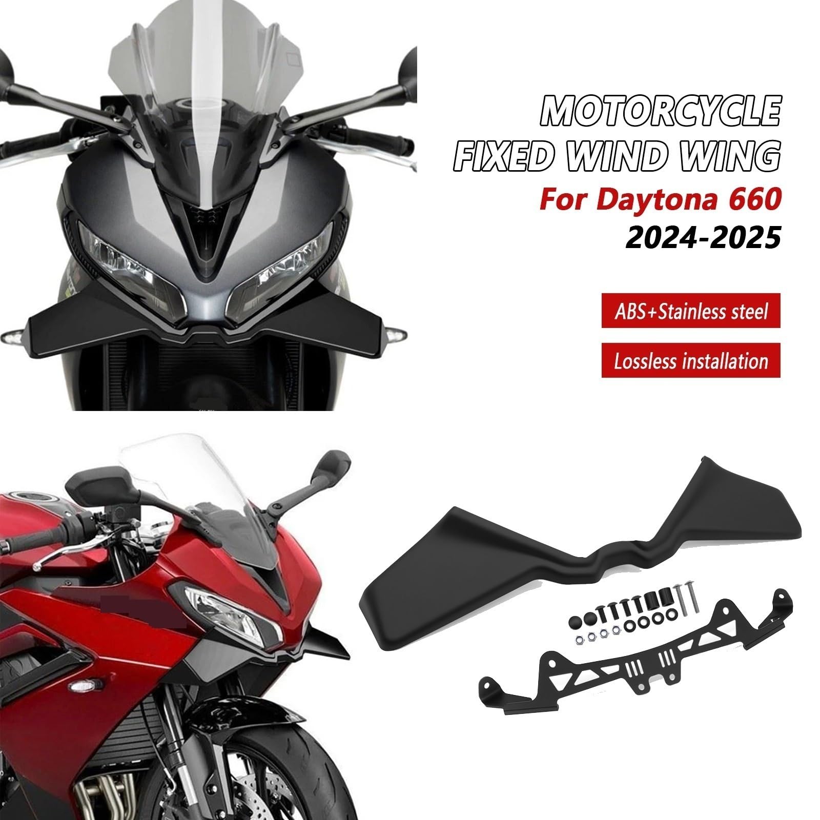 Wingletów Motocyklowych Do Daytona 660 2024 2025