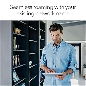 NETGEAR WiFi Mesh Range Extender (EX6250) - Covers up to 1,500 sq.ft. and 25 Devices with AC1750 Dual Band Wireless Signal Booster & Repeater (up to 1750 Mbps Speed), Plus Mesh Smart Roaming