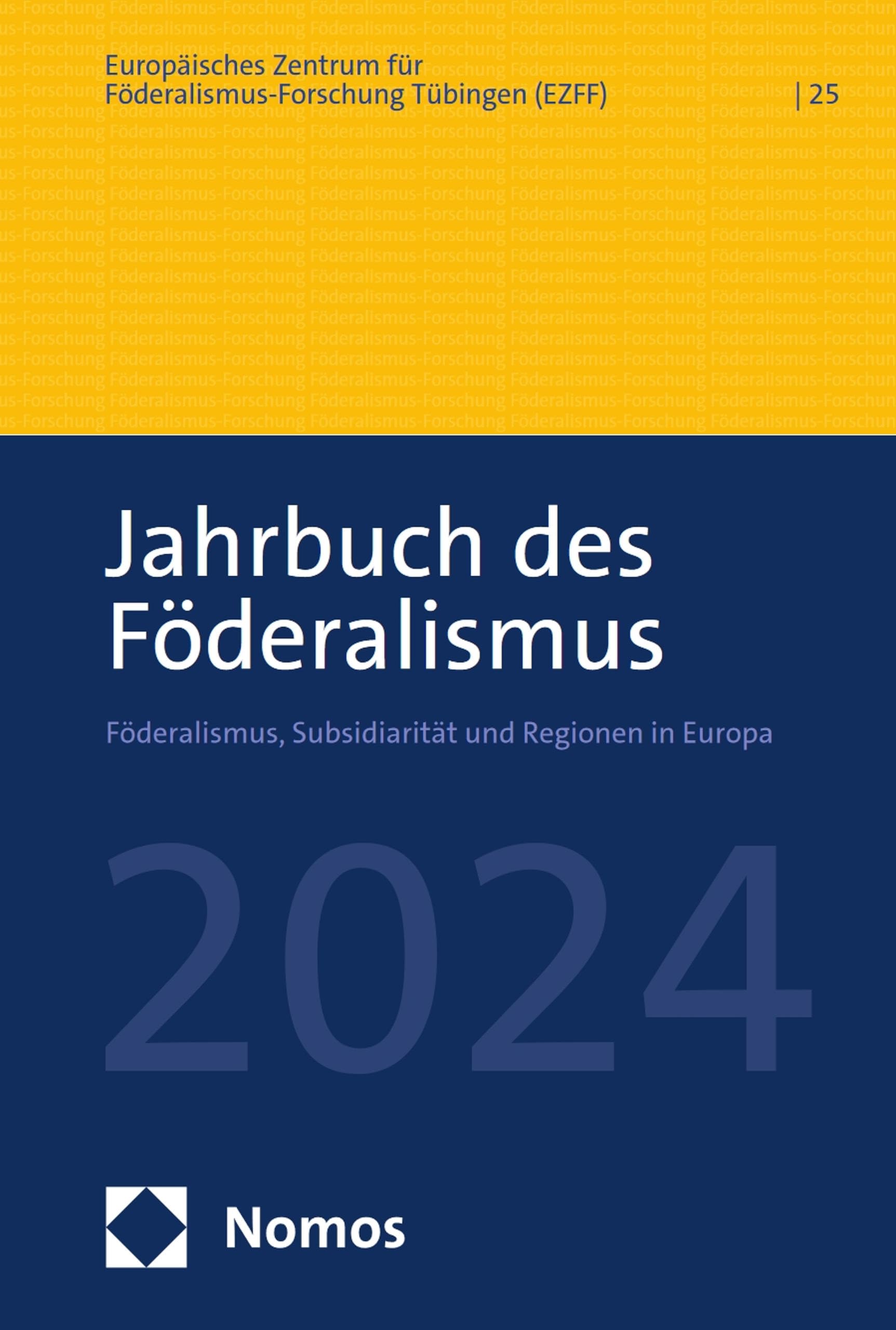 Jahrbuch des Föderalismus 2024 manuel de recherche pour politologues