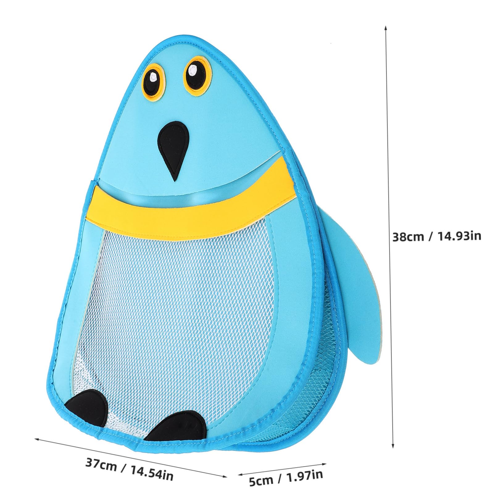 PRETYZOOM Bathroom Storage Mesh Bag Cute Bath Organizer for Playthings Accessories Lightweight Breathable Quick Drying for Bathtub