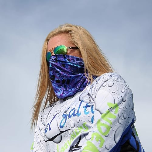 Miniatura 5 de KastKing Sol Armis - Polaina para el cuello, máscara facial UPF 50, máscara de protección solar UV para hombres y mujeres, pesca, senderismo