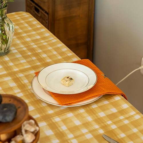 Miniatura 7 de Mantel lavable impermeable, a prueba de aceite, lavable, a prueba de derrames, resistente a las manchas, película de poliuretano termoplástico,