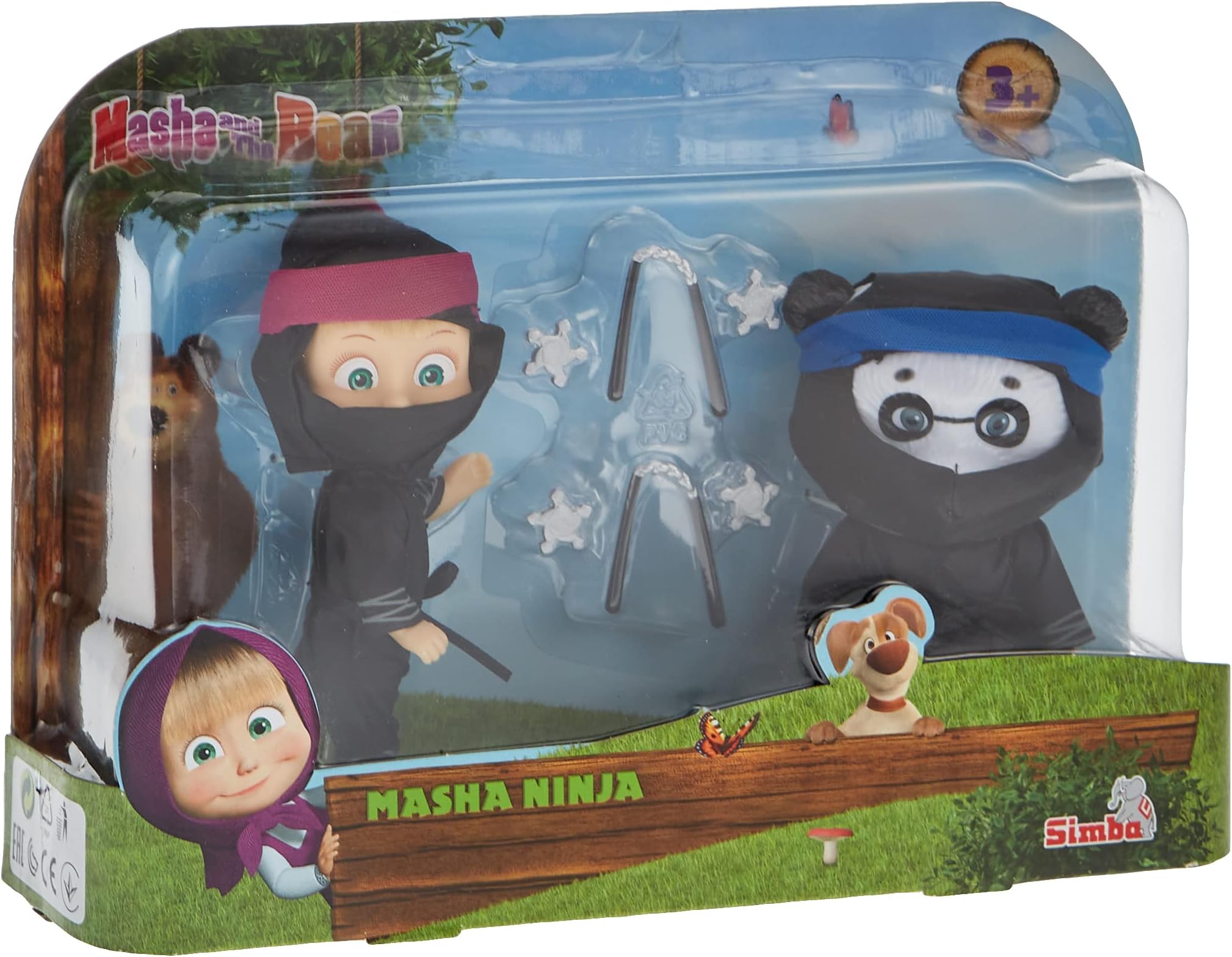 Simba 109301050 Bear Masha Doll as Ninja