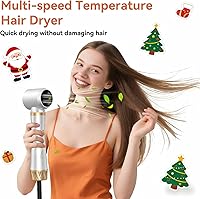 Vista 6 de Cepillo secador de pelo 5 en 1, cepillo de secado rápido y 3 temperaturas ajustables, juego de peinado desmontable para secar y rizar, 2