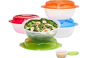 Bentgo Easyboxes Salad-to-Go Containers: Smart Salad Bowls with Lids