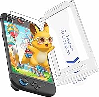 Vista 1 de Paquete de 2 protectores de pantalla compatibles con Nintendo Switch 2 (2025) (instalación de 30 segundos), TRANSNOVO Switch de vidrio templado, 2