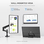 Moniteur portable pour ordinateur portable FHD 15.6" 1080P ultra-mince USB-C&HDMI écran externe pour ordinateur portable moniteur de voyage double haut-parleur - Élargisseur d'écran pour PC/Mac/téléphone/PS4/5/Xbox/Switch-VESA*2