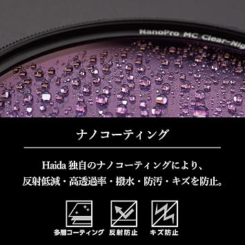 Haida Slim Nano Pro MC Clear Night Filter 55 mm