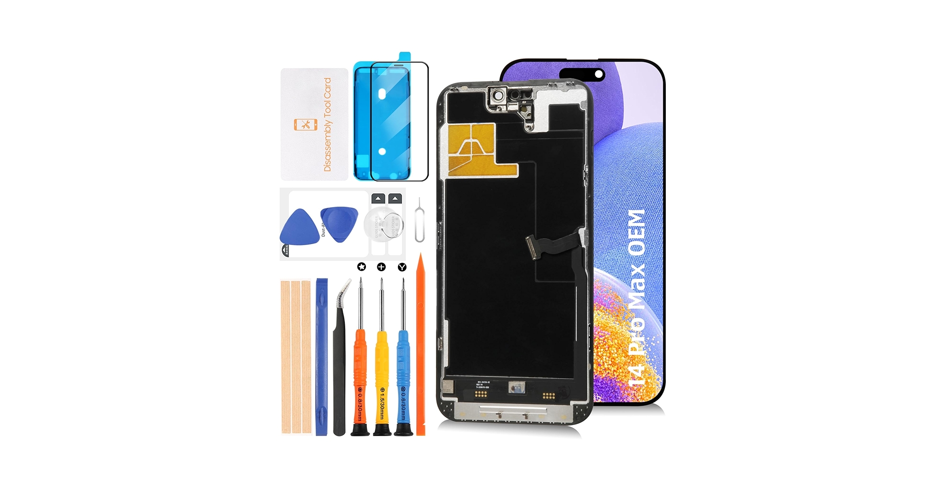 iPhone14Pro 純正パネル Amazon.com: Olivechard OEM Original for iPhone 14 Pro Max LCD