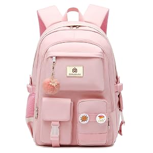 Hidds Laptop Backpacks 15 6 Inch College Backpack Elementary Middle High School Bag Large Cute Bookbags Anti Theft