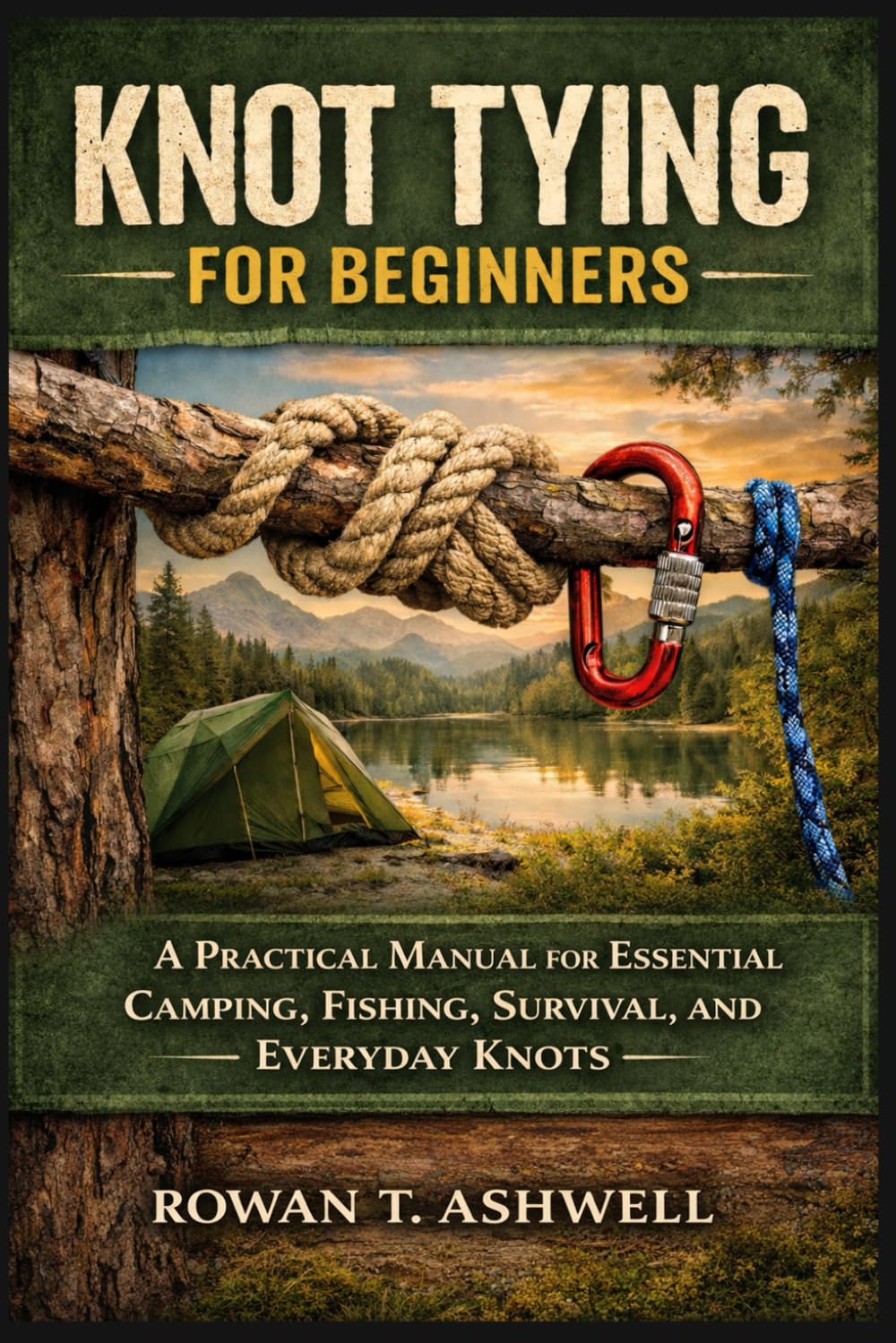 KNOT TYING FOR BEGINNERS: A Practical Manual for Essential Camping, Fishing, Survival, and Everyday Knots
