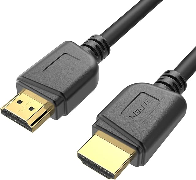 BENFEI High Speed HDMI Cable 4K, 4K@60Hz,2K@120Hz 1.8 Meter HDMI 2.0 Cable 18Gbps, HDR, 3D, 2160P, 1080P, Ethernet - HDMI Cord 28AWG, Audio Return(ARC) Compatible with UHD TV, Blu-ray, Xbox, PS4, PC