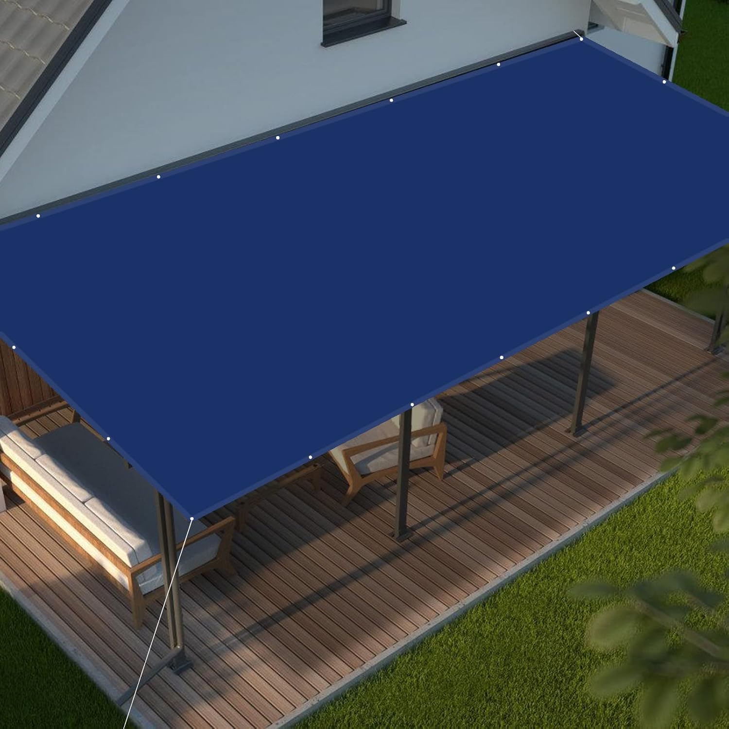 Garden Sail Outdoor Pergola Awnings 1.7 x 4 m Waterproof