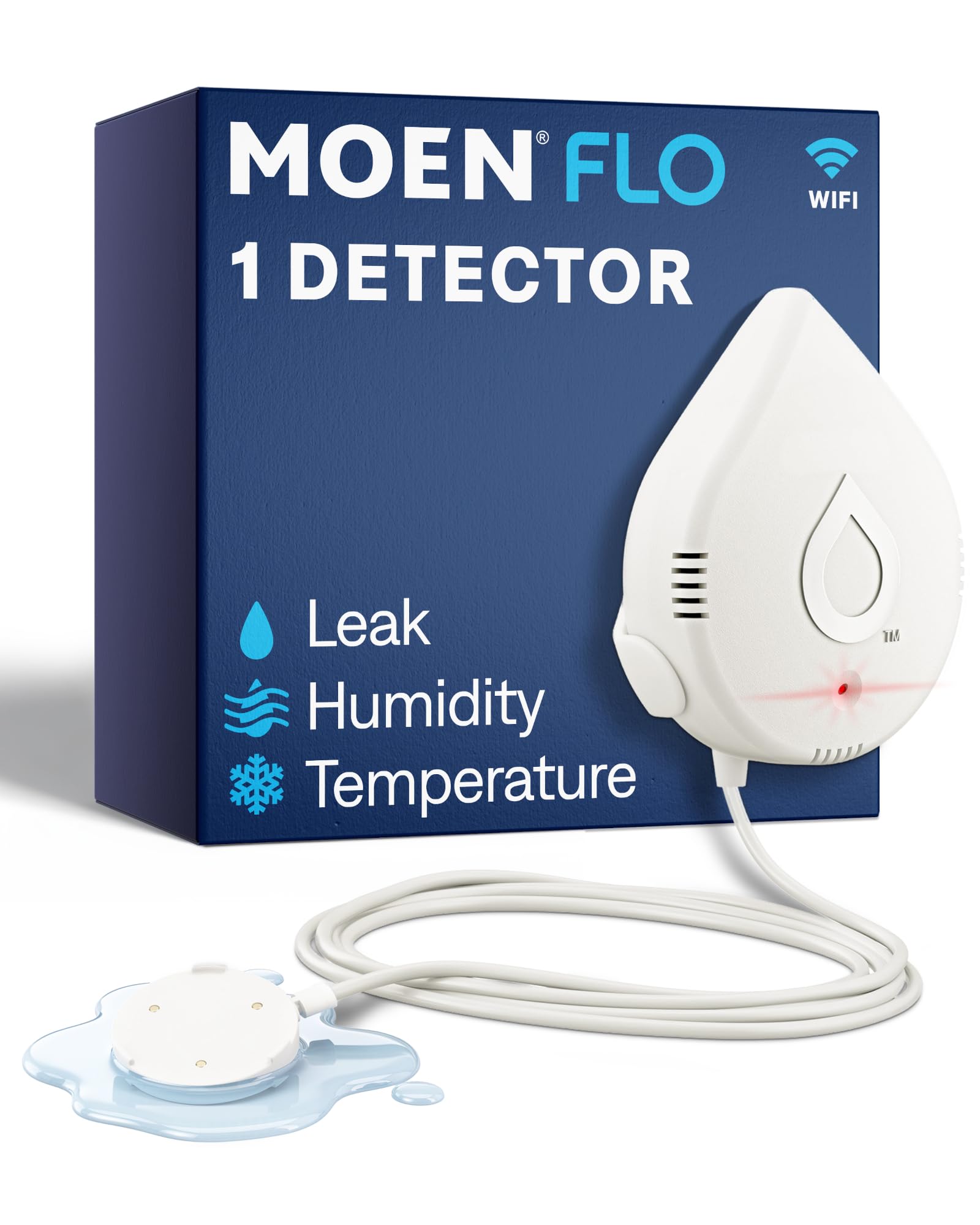 Moen 920-004 Flo by Moen Smart Water Detector, 1-Pack