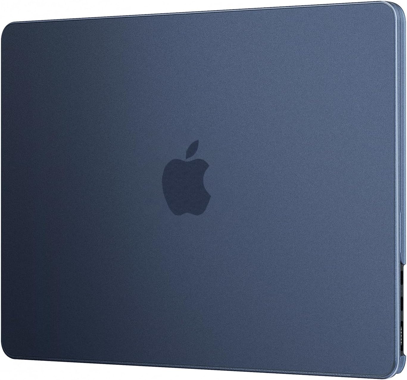 EooCoo [Ultra Thin Armor] Compatible with 2024 2023 2022 MacBook Air 13 inch Case M3 A3113 A2681 M2, [100% Match Midnight] [Anti-Fingerprint] Matte Protective Hard Shell&Keyboard Skin, Midnight Clear