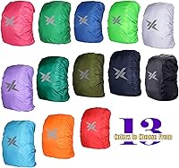 Vista 5 de Mochila impermeable con tira reflectante para montañismo, viajes, ciclismo, camping y al aire libre