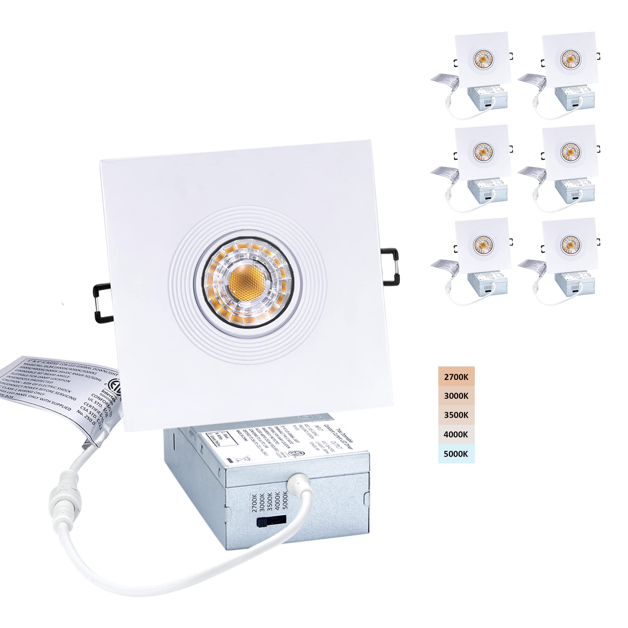 Buy Canless Recessed Gimbal Downlight RotatableSpotlight POPANU 5