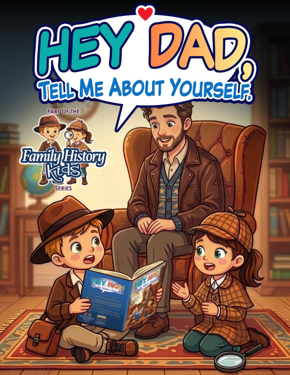 Hey Dad, Tell Me About Yourself.: A Guided Keepsake Journal with Prompts to Record His Life Story, Memories, and Advice (Family History Kids)