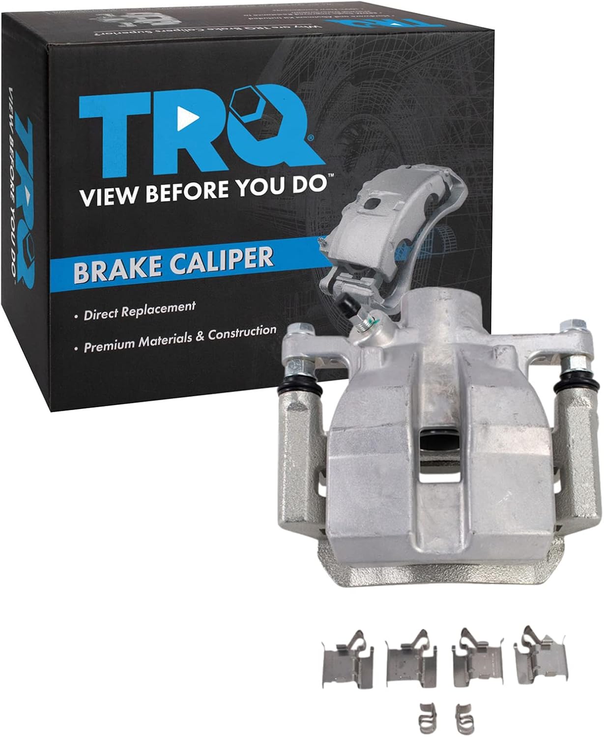 TRQ Rear Left Brake Caliper w/Bracket Drivers Side Compatible with 2010-2015 Lexus RX350 2012-2015 RX450h 2014-2019 Toyota Highlander 2011-2020 Sienna