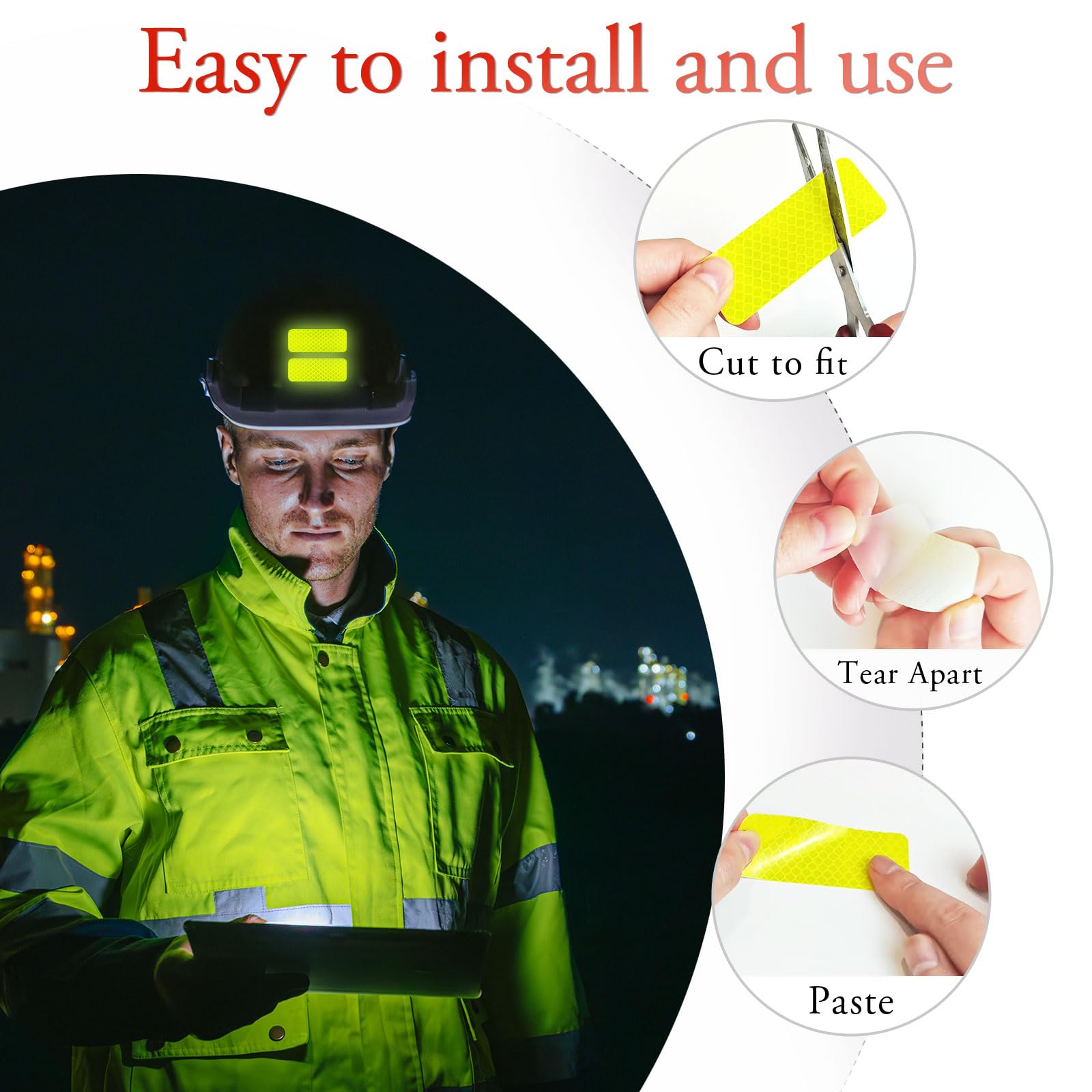 Warning Reflective Stickers Safety Reflective Stickers