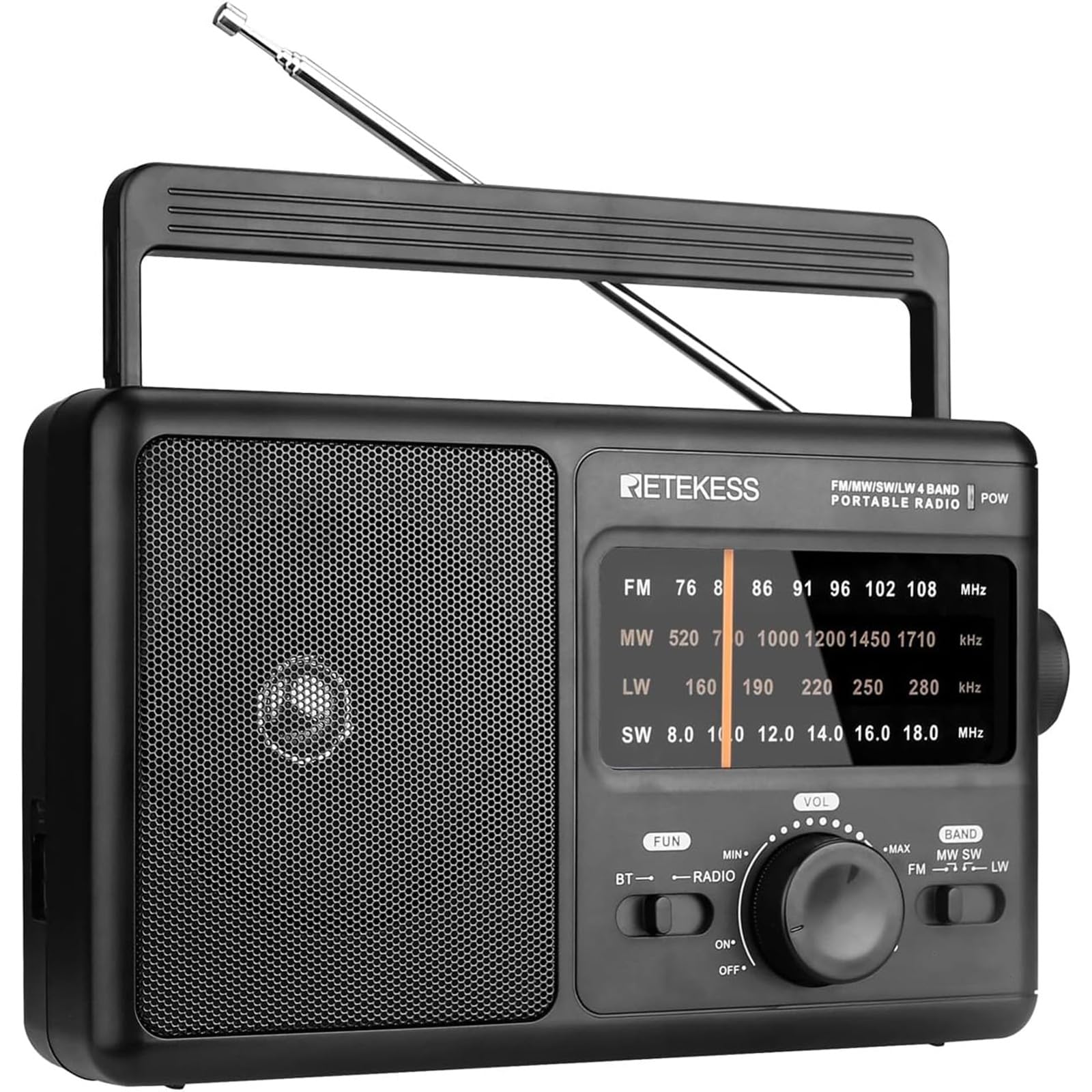 LASONIC L-38 ポータブルラジオ Amazon.co.jp: Retekess TR626 ポータブルラジオ FM AM SW LWラジオ