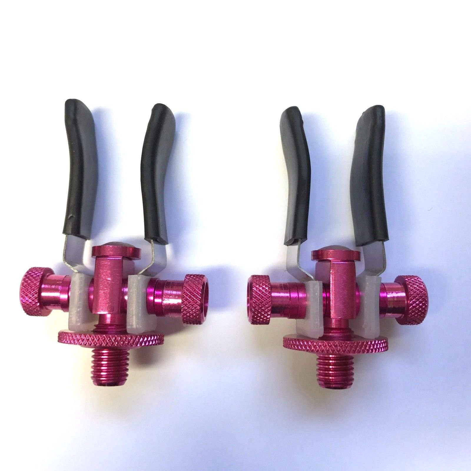 CARP FISHING PINK ALUMINIUM SPECIALIST ADJUSTABLE SUPER LITE BUTT ROD REST (2xPink)