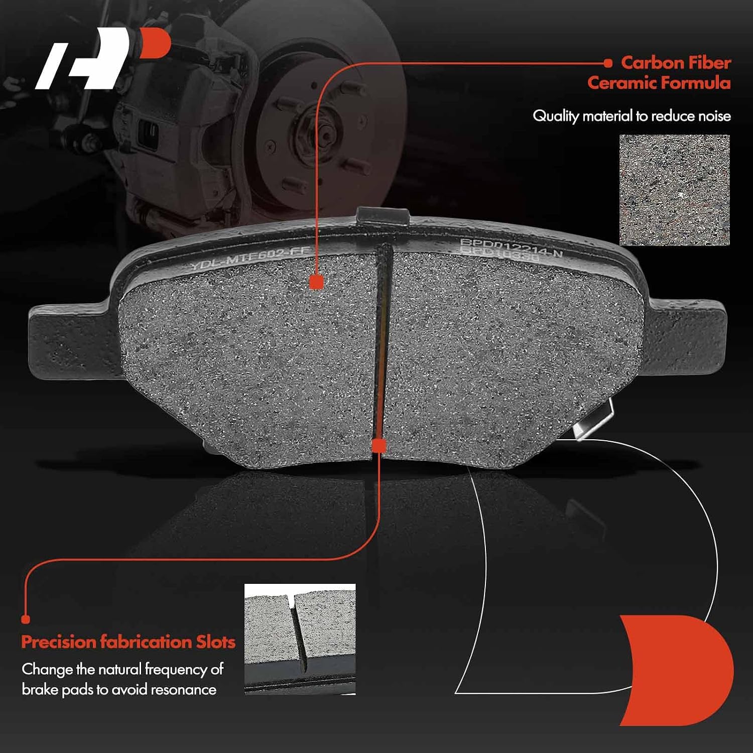 A-Premium 10.63 inch(270 mm) Rear Drilled and Slotted Disc Brake Rotors + Ceramic Pads Kit Compatible with Select Chevy, Pontiac and Saturn Models - Cobalt, HHR, Malibu, G5, G6, Pursuit, Aura, Ion