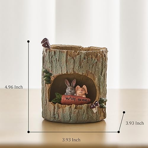 Miniatura 2 de Maceta de oso para cactus  Maceta de animales para plantas de interior y exterior, divertidas macetas para suculentas con agujero de drenaje,