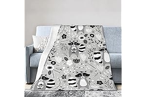 Adorable Raccoon Throw Blanket: Ultimate Comfort for Couch, Bedroom, and Beyond