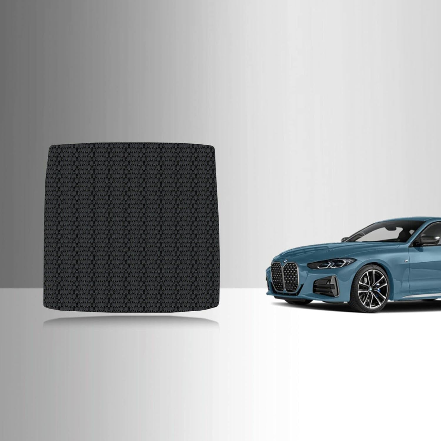TOUGHPRO Cargo/Trunk Mat Accessories for BMW 330i Sedan No Spare Tire All Weather Heavy Duty (Made in USA) Black Rubber 2019 2020