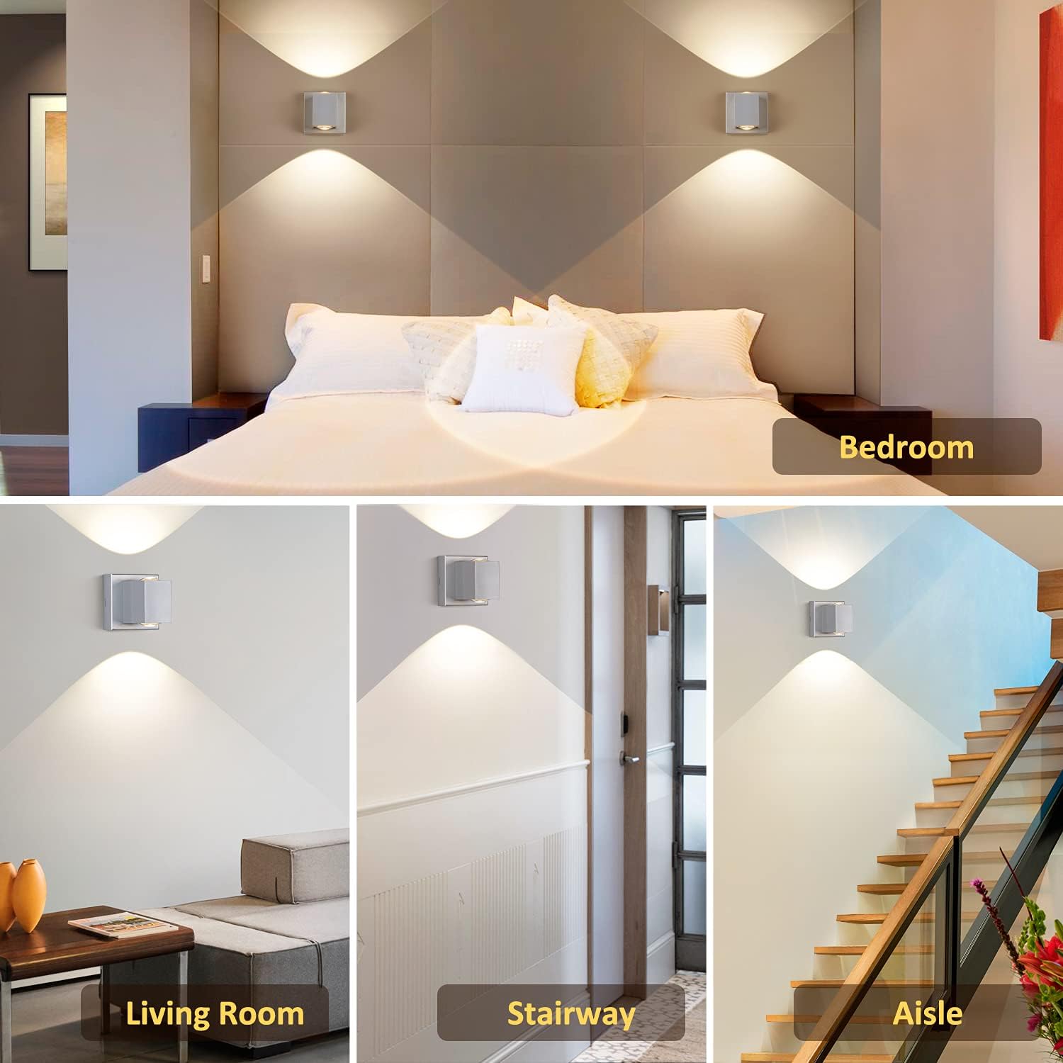 Up To 40% OFF Tubicen LED Dimmable Wall Sconce Lighting Up Down, 10W Powerful Bright Wall Light Fixture, Indoor Wall Mounted Lamp for Living Room Bedroom Hallway Stairway, Grey 🛒 Crazy Deals Tubicen LED Dimmable Wall Sconce Lighting Up Down, 10W Powerful Bright Wall Light Fixture, Indoor Wall Mounted Lamp for Living Room Bedroom Hallway Stairway, Grey