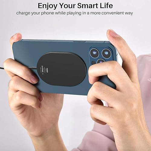 Miniatura 5 de TOZO Cargador inalámbrico con imanes W10 actualizados 2025, estación de carga USB C, control numérico de computadora de aviación, almohadilla de