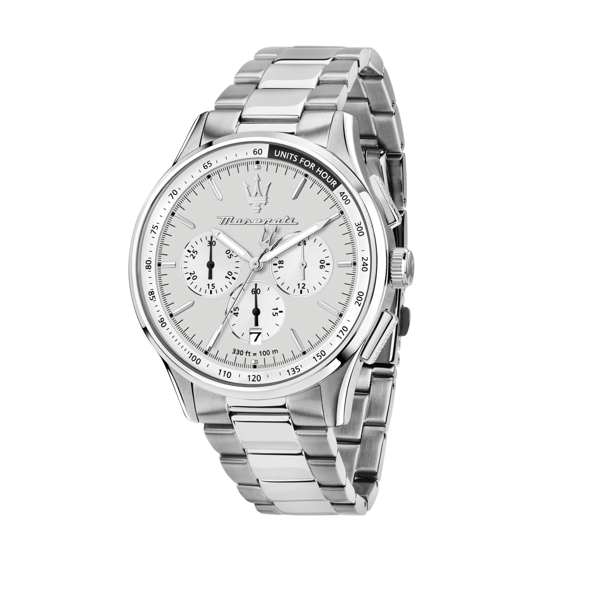 Maserati Orologio Uomo, Cronografo, Analogico, 42 mm, Collezione SORPASSO - R8873624013