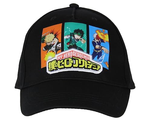 Bioworld My Hero Academia Anime Boys Hat Deku Shoto Bakugo