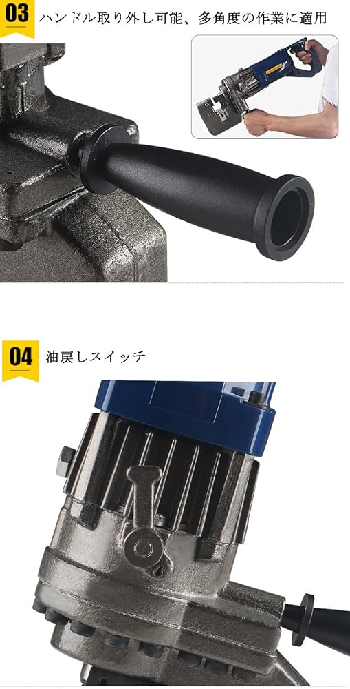 Amazon.co.jp: CGOLDENWALL φ6.5~20.5mm 2~3秒 電動油圧式