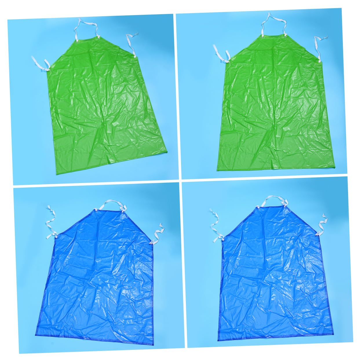 DECHOUS 2pcs Halter Neck Apron Pvc Working Apron Garden Cleaning Apron Kitchen Working Apron Pvc Cooking Apron Pvc Kitchen Apron Sleeveless Apron Waterproof Apron Oxford Water Proof
