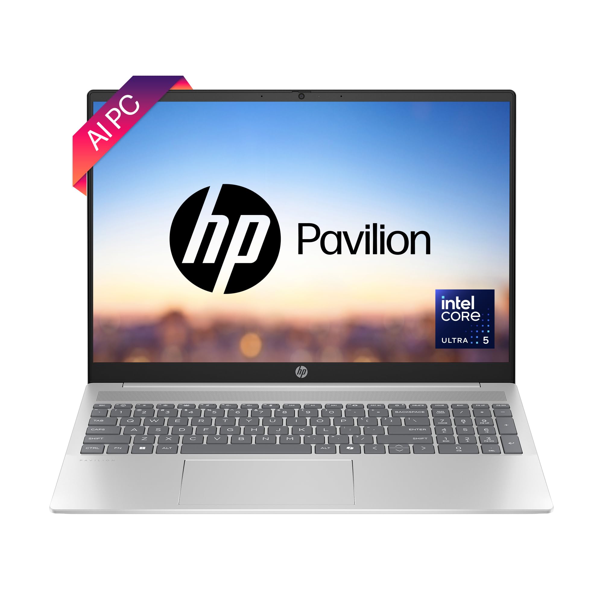 HP Laptop 15, Intel Core Ultra 5 125U 16-inch (40 cm), WUXGA, 300 