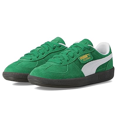 PUMA Kids Palermo (Big Kid) Kids Shoes Archive Green/Puma White
