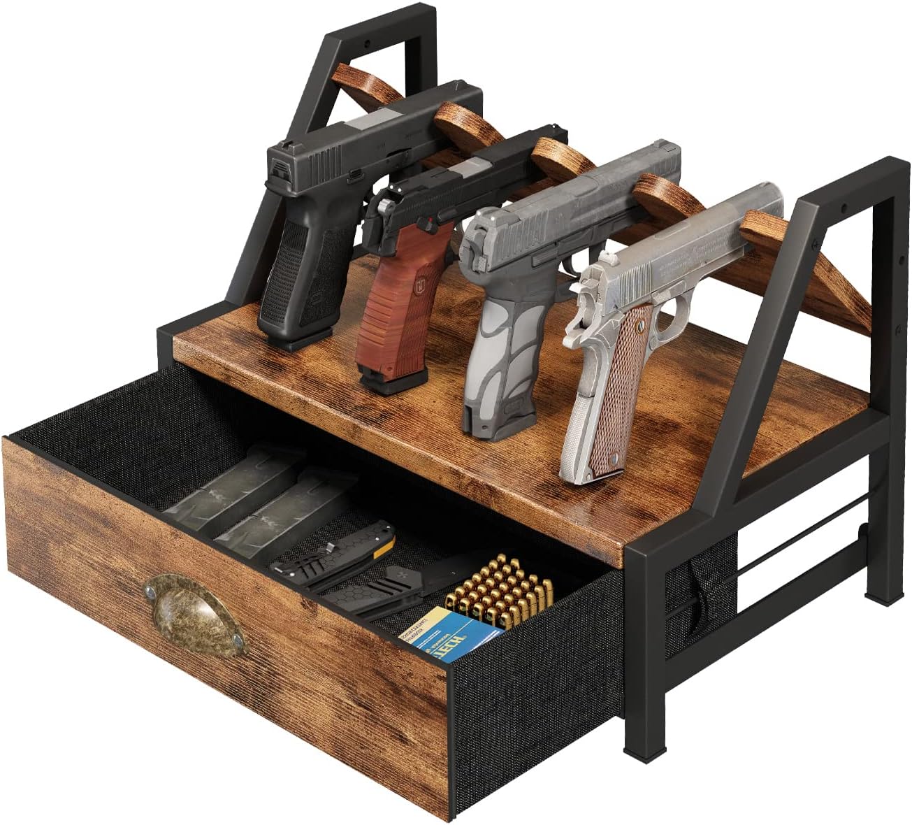 Homeiju Pistol Rack, Gun Rack for Pistol Handgun Display