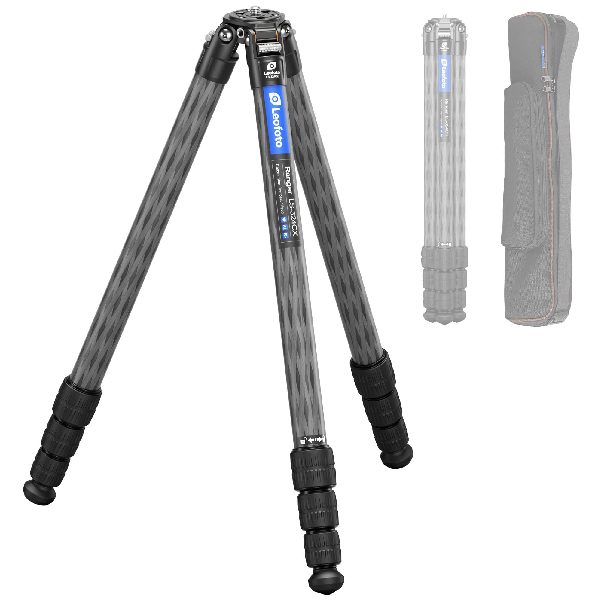 LEOFOTO Carbon Fiber Lightweight Travel Tripod, 68" Professional Video Tripod for Mirrorl…