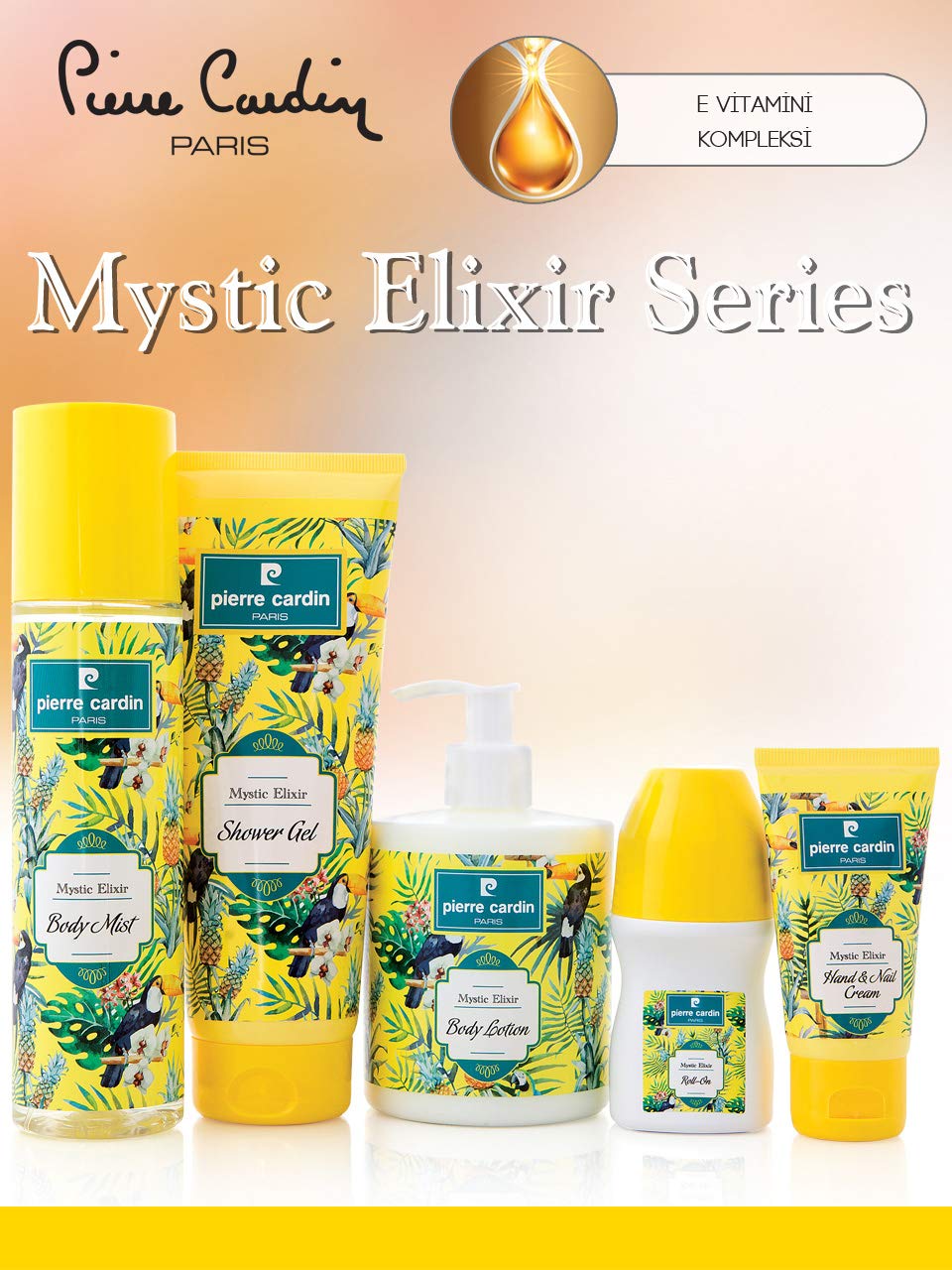 Pierre Cardin Mistik Kokulu E Vitaminli pH Dengeli Canlandırıcı Duş Jeli (250 ml)