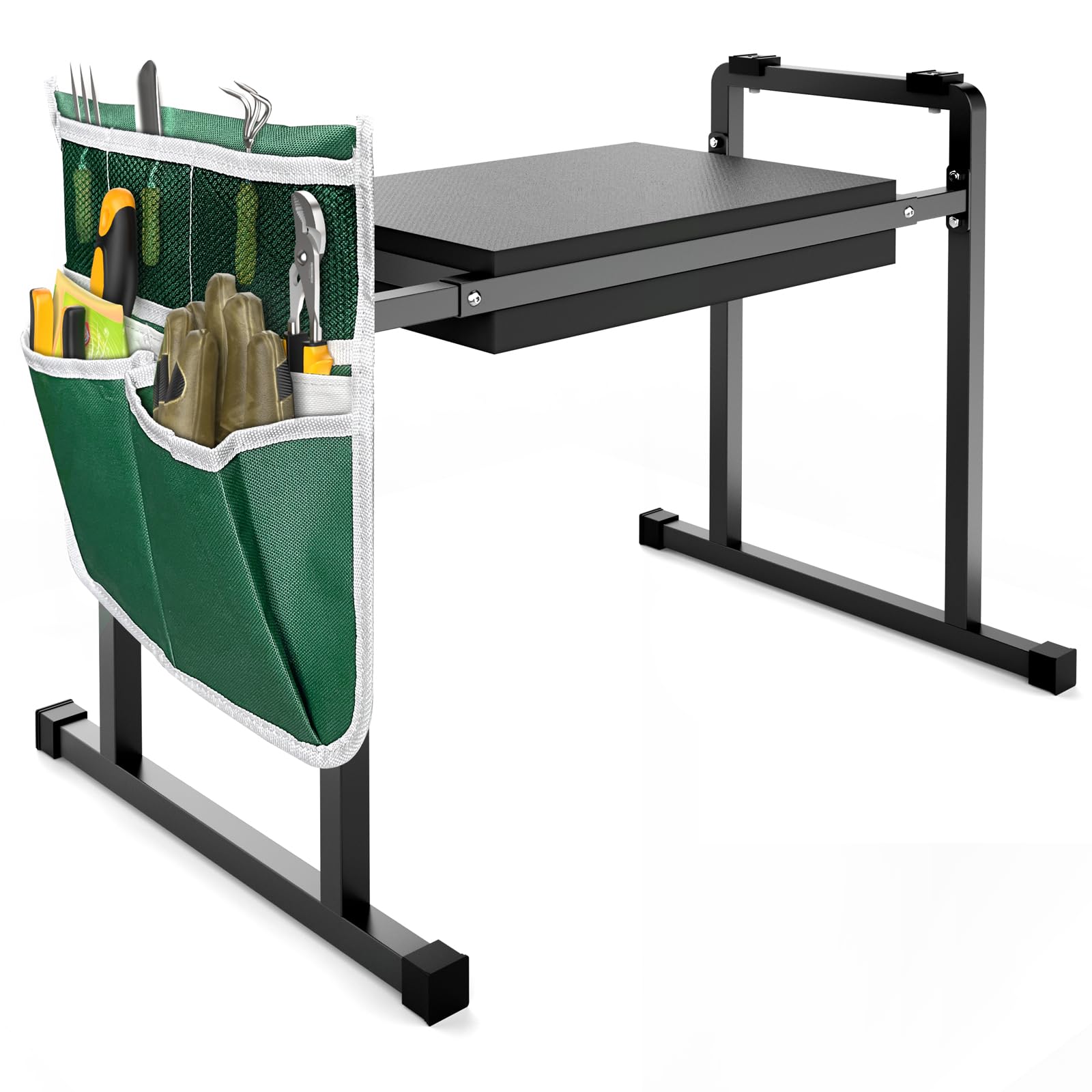 Garden Kneeler and Seat, 10.2" Stable and Save Anti-Tipping with Handle