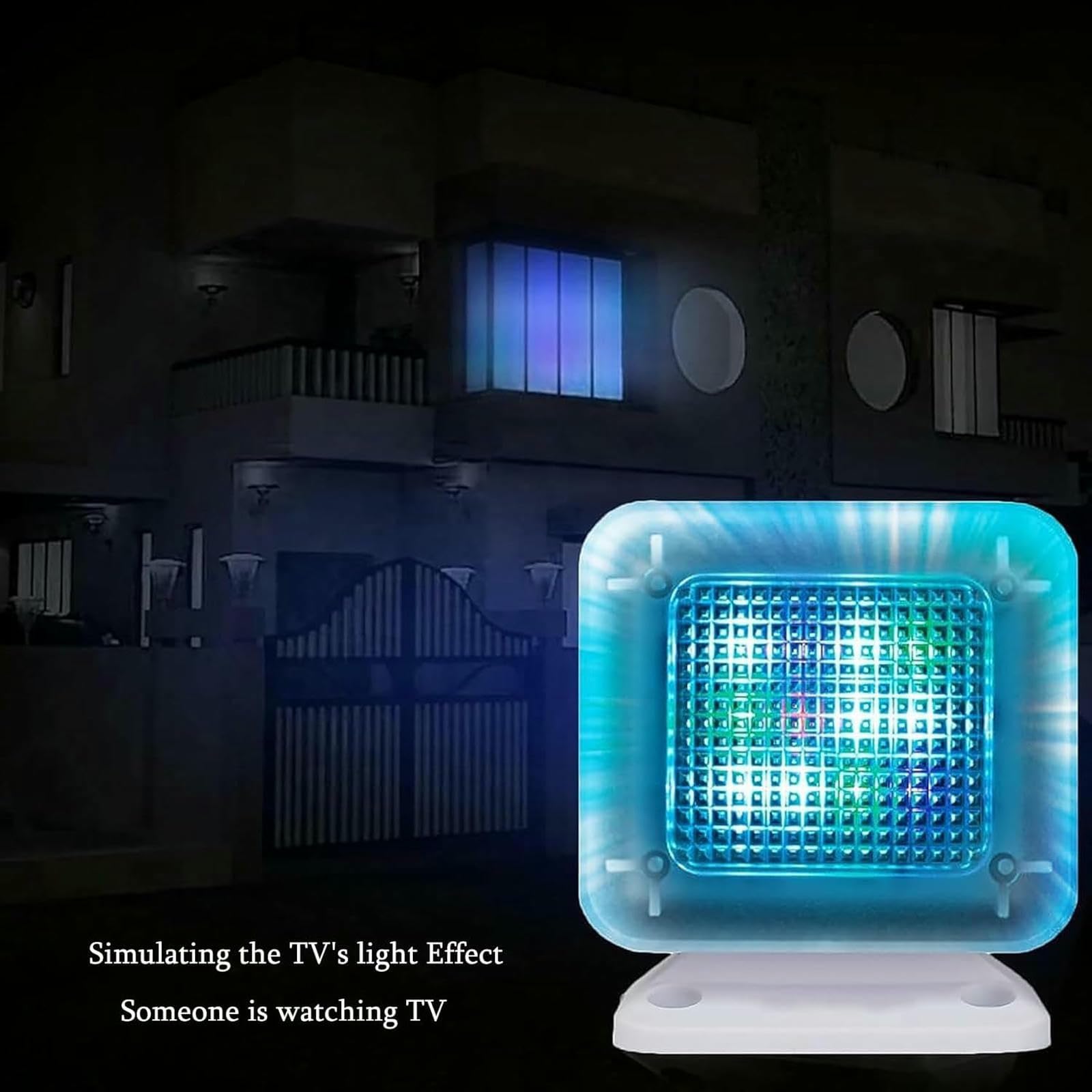 Fake TV Simulator, Anti-Einbrech Und Diebstahl Abschreckend Mit LED Licht Timer, Automatisch Einschalten Nach Dunkelheit Für Die Verwendung, Wenn Es Niemand Zu Hause Ist