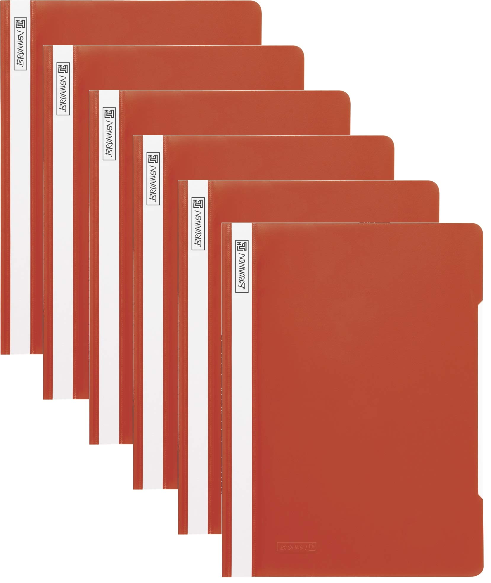 Brunnen Schnellhefter A4 Mit Einsteckfach - Roter Kartonhefter Für Büro & Schule